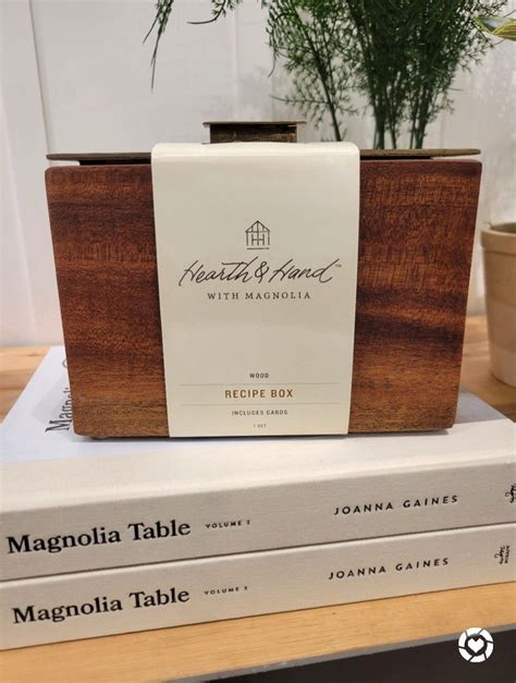 magnolia metal recipe box|magnolia table with joanna.